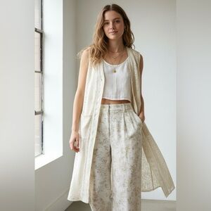 APRIL CORNELL Cotton Lace Sleeveless Tunic | XL